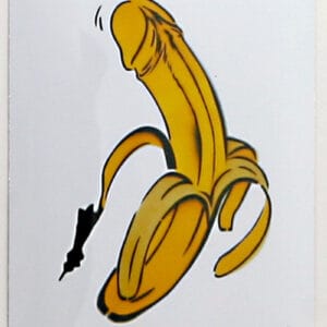 Phallusbanane (Metall) – Bild 1