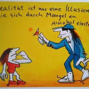 Realität ist nur eine Illusion ... (Leinwand) - eingerahmt – Bild 1