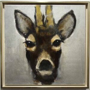 Christiane Stock – Rehbock 50 x 50 cm (2) – Bild 1