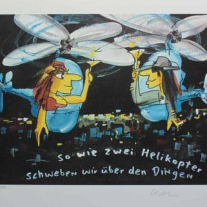 So wie zwei Helikopter schweben wir über den Dingen – Bild 1
