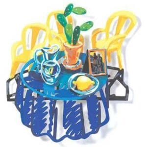 Table with Cactus – Bild 1