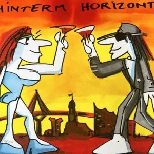 Hinterm Horizont gehts weiter Siebdruck – Bild 1