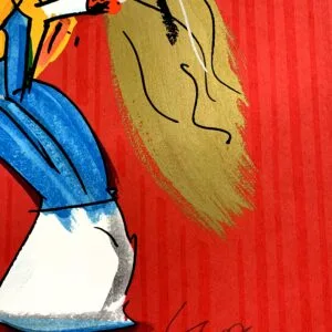 König von Scheißegalien (rot) – Siebdruck – Bild 3