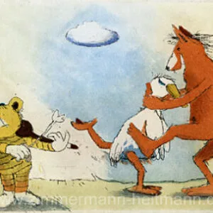 und dann bat der Fuchs die Gans zum tanze – Bild 1