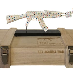 AK 47 COLOR PEACE DOTS - ART AGAINST WAR – Bild 1