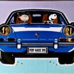 Marisa Rosato - Snoopy Porsche Blau