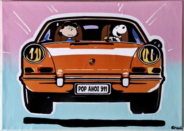 Marisa Rosato - Snoopy Porsche Orange Marisa Rosato - Snoopy Porsche Orange