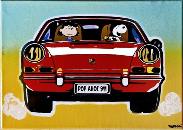 Marisa Rosato - Snoopy Porsche Rot Marisa Rosato - Snoopy Porsche Rot