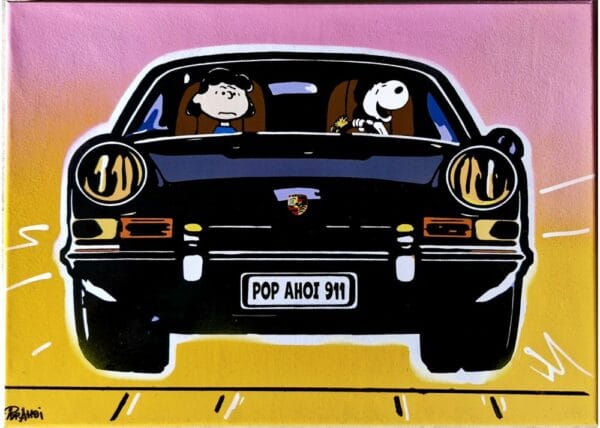 Marisa Rosato - Snoopy Porsche Schwarz Marisa Rosato - Snoopy Porsche Schwarz