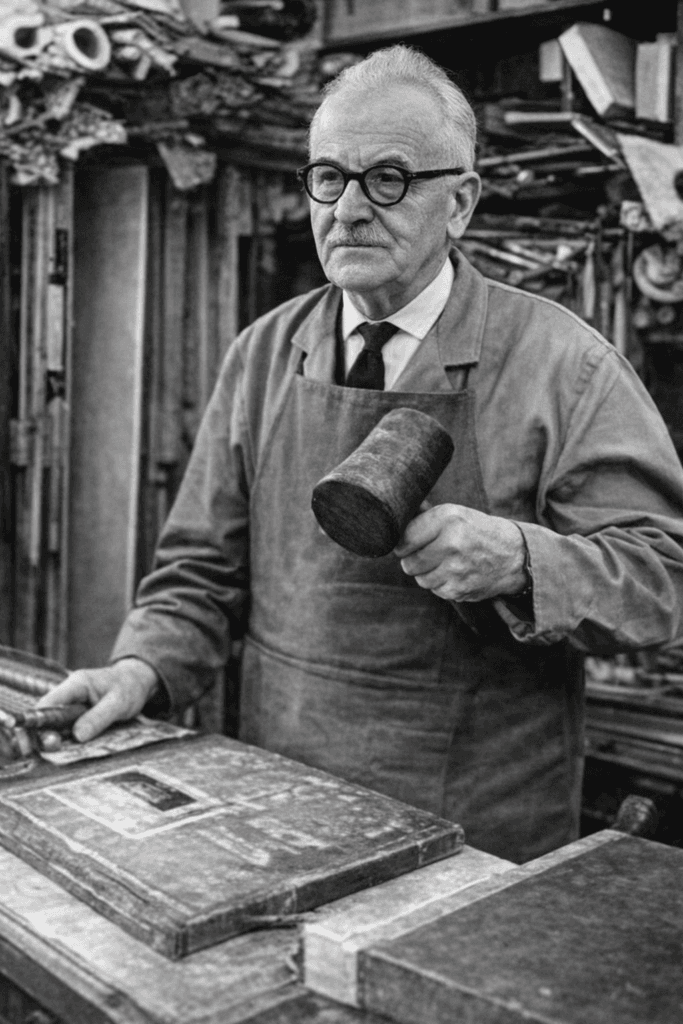 Buchbindermeister Emil Zimmermann