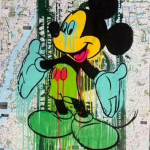 Denis Ouch - Mickey on NYC Map I