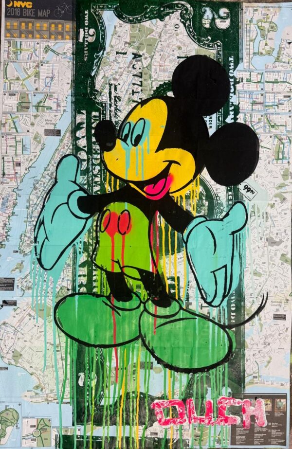 Denis Ouch - Mickey on NYC Map I