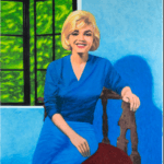 James Francis Gill - Marilyn Triptych III Small (Left Panel)