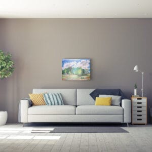 Landschaft mit Birken – Bild 2