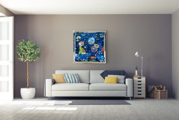 Jacob Herskind - Meerblick Blau 2