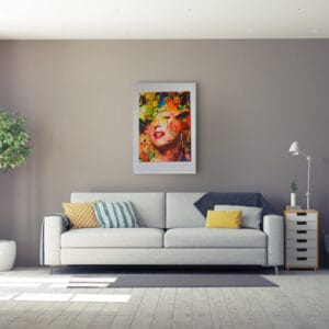 Marilyn With Pearl Earring Reflection – Bild 2