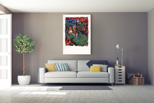 Jörg Immendorff - 3 Oktober 1990 Jörg Immendorff - 3 Oktober 1990