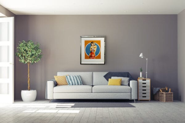 Mel Ramos - Hunt for the Best – gerahmt