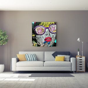 Comic Woman Glases – Bild 2