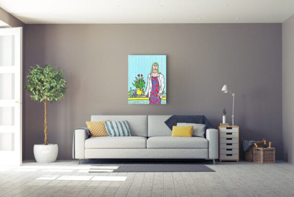 Moritz Götze - Mädchen mit Stilleben