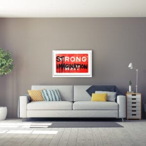 HIJACK STRONG IMAGINATION - gerahmt – Bild 2