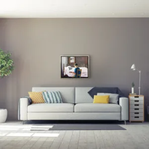 Otto's Lullaby - Leinwand im Rahmen – Bild 2