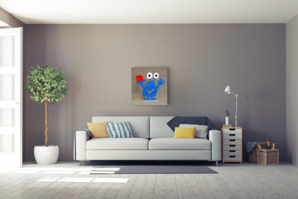 Patrick Preller - Gartenmonster mit Apfel