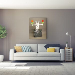 Kubus mit Blumen – Bild 2