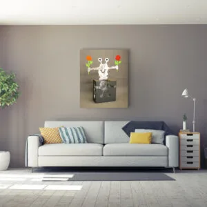 Kubus mit Blumen – Bild 2