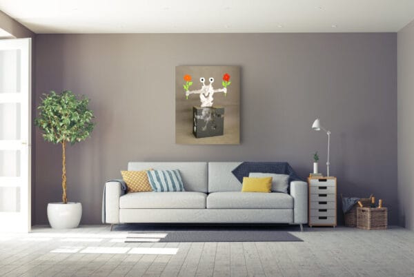 Patrick Preller - Kubus mit Blumen