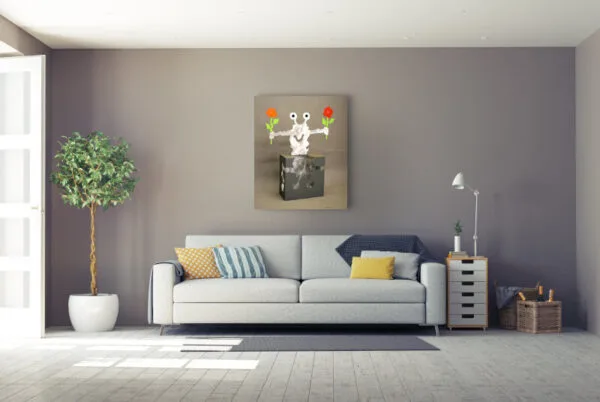 Patrick Preller - Kubus mit Blumen