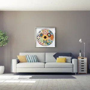 Flower Ball Sunflower – gerahmt – Bild 2