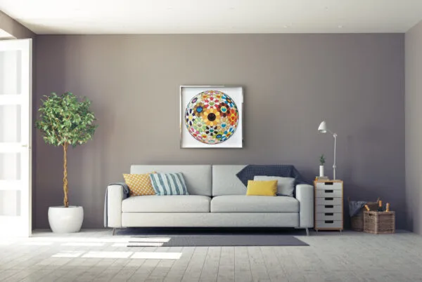 Takashi Murakami - Flower Ball Sunflower – gerahmt