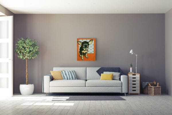 Tobias Emskötter - Hund vor Punkten Tobias Emskötter - Hund vor Punkten