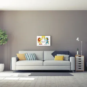 Alle Tage sind gleich lang jedoch verschieden breit (Siebdruck) – Bild 2