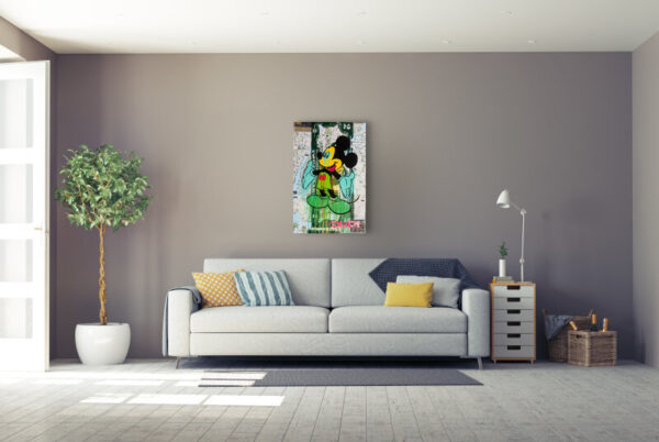 Denis Ouch - Mickey on NYC Map I