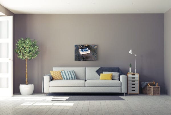 Christo - Reichstag Luftaufnahme der Westfassade