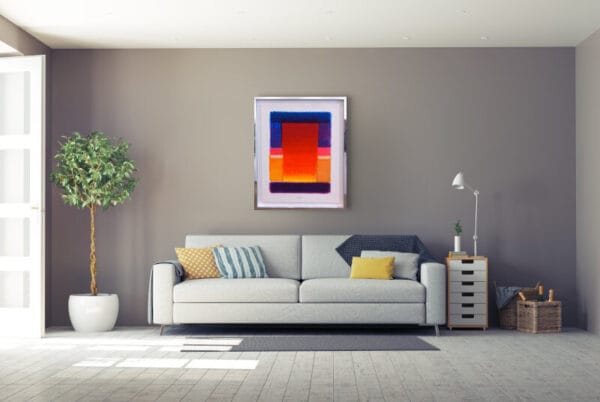 Heinz Mack - Belvedere 2013 - gerahmt