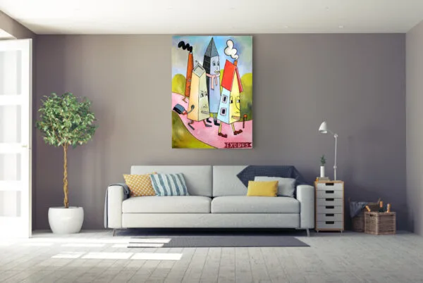 Jim Avignon - Exodus - gerahmt