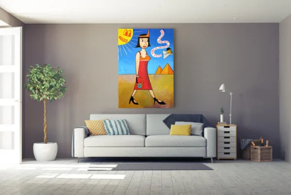 Jim Avignon - Nofretete ohne Knete … - gerahmt