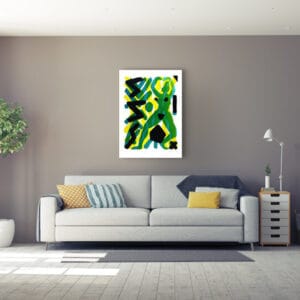 Vision (Grün/Gelb) III – Bild 2