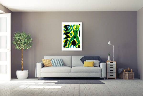 A. R. Penck - Vision (Grün/Gelb) III A. R. Penck - Vision (Grün/Gelb) III