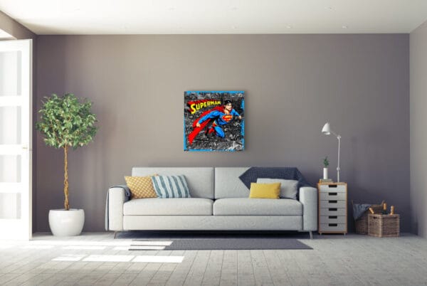 Diverse Künstler - Heather Fazzino - Superman reloaded Blue Diverse Künstler - Heather Fazzino - Superman reloaded Blue