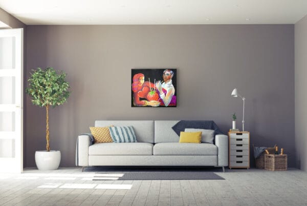 Elvira Bach - Coeur Rouge