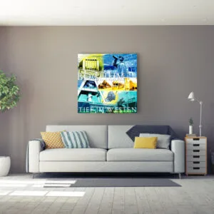 Bochum Collage 1 (Blau) – Bild 2