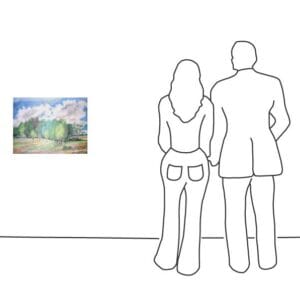 Landschaft mit Birken – Bild 3