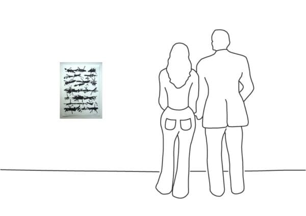 Günther Uecker - Friedensgebote III 2016