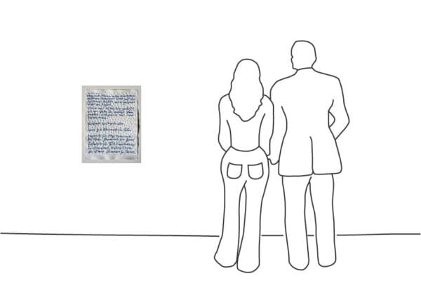 Günther Uecker - Friedensgebote VI 2016 (Papier)