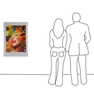 Marilyn With Pearl Earring Reflection – Bild 3