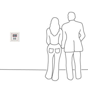 Danke – Briefmarkenmotiv „Vogel” - gerahmt – Bild 3